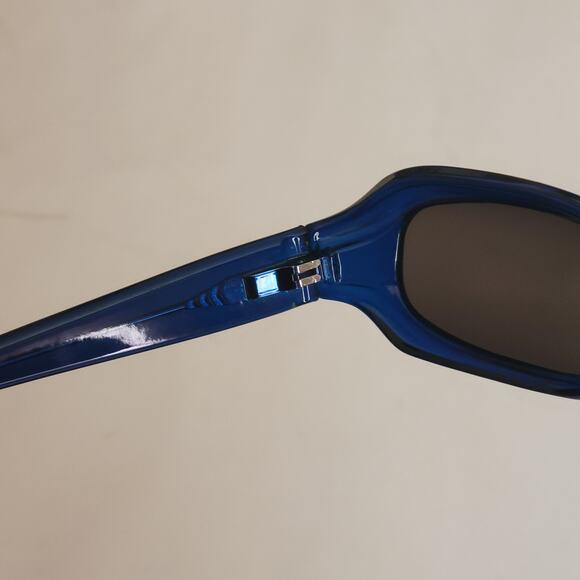 Maui Jim MJ190-03 Nani Translucent Blue Frame Polarized Grey Lens Sunglasses - Picture 8 of 9